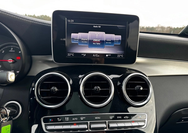 Mercedes-Benz GLC cena 152000 przebieg: 98035, rok produkcji 2018 z Nowa Ruda małe 529